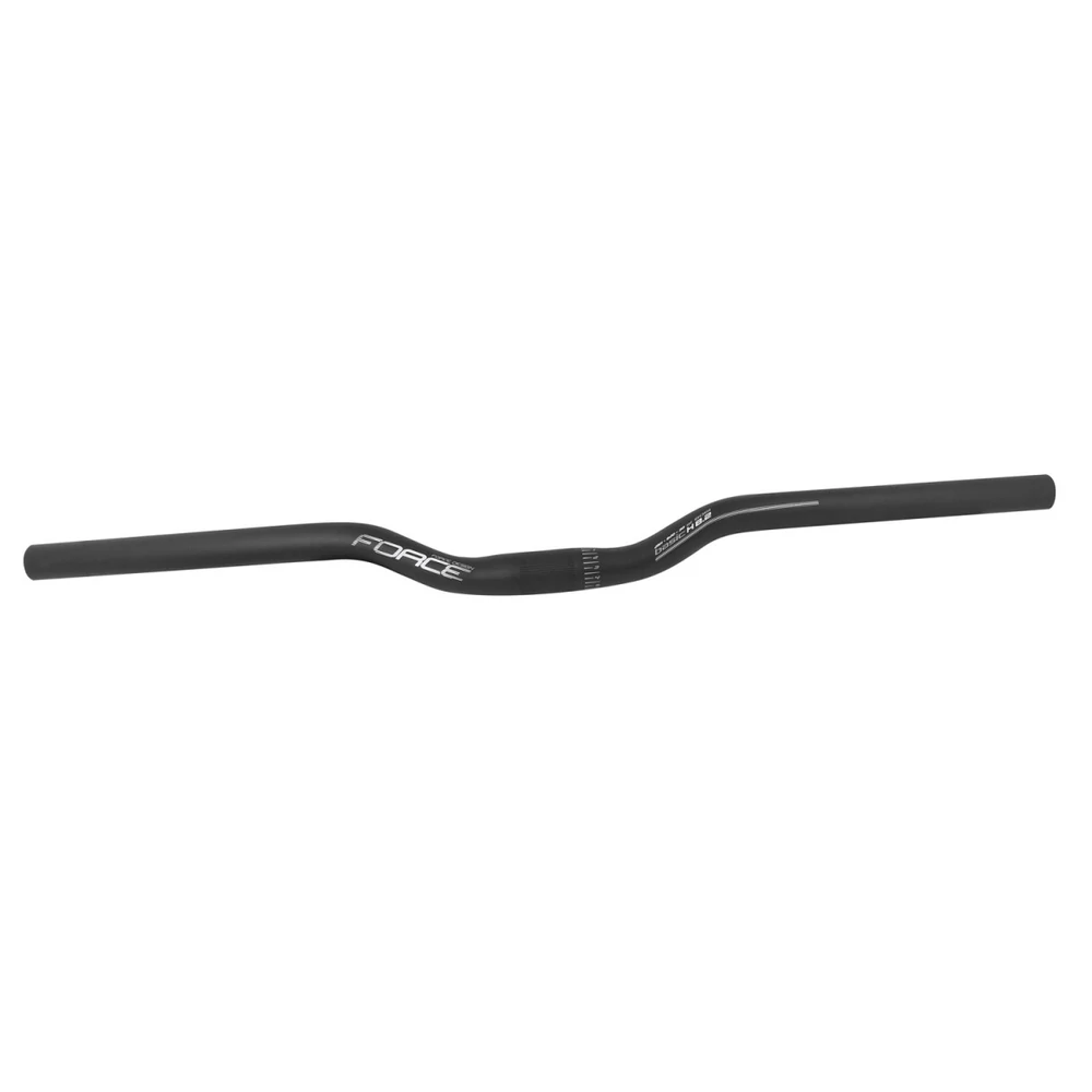 FORCE BASIC H8.2 kormány hajlított 25,4/620mm alu, matt fekete