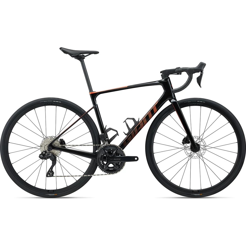 Giant DEFY ADVANCED 1 Black/Helios Orange