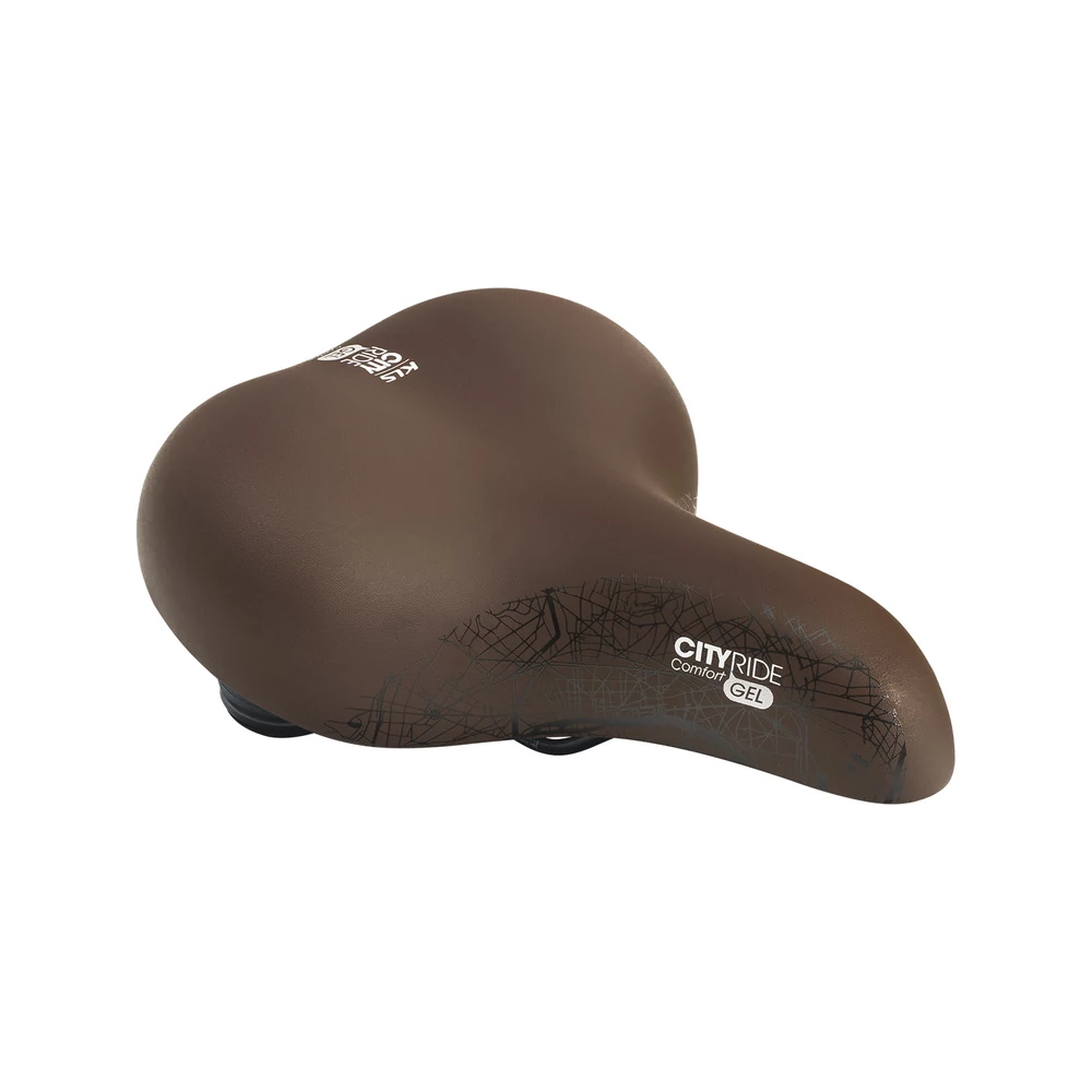 KLS CITYRIDE 017 GEL nyereg, brown