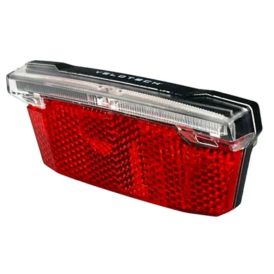 VELOTECH 3 LED dinamós hátsó lámpa csomagtartóra